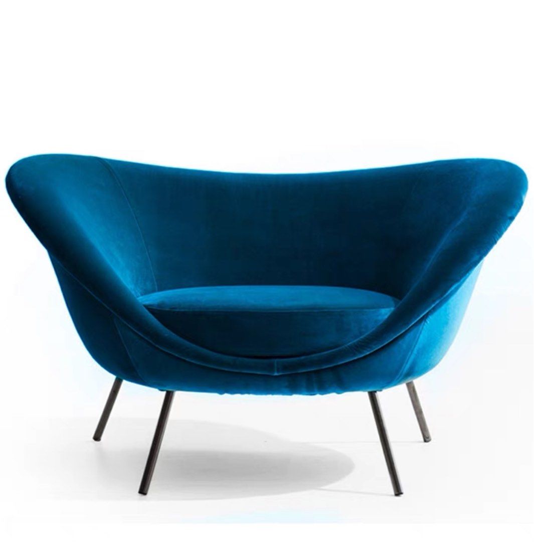 Modern Velvet Lounge Chair