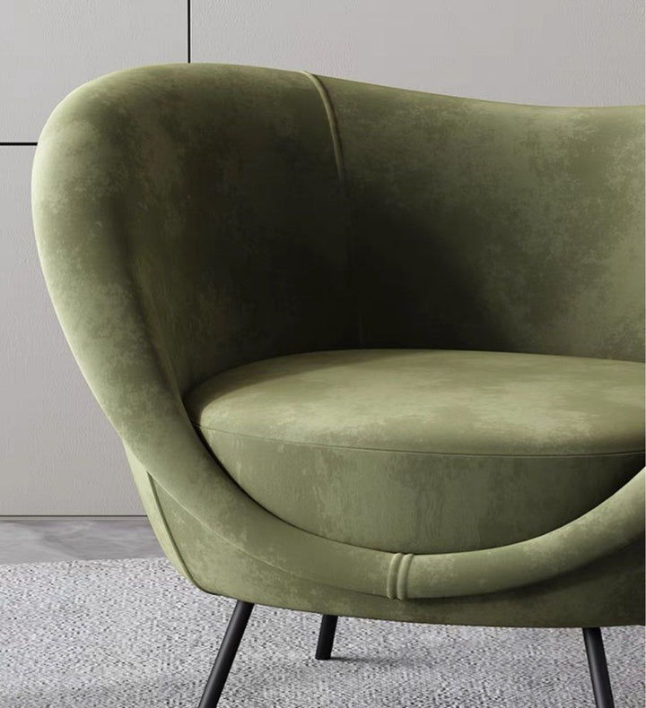 Modern Velvet Lounge Chair