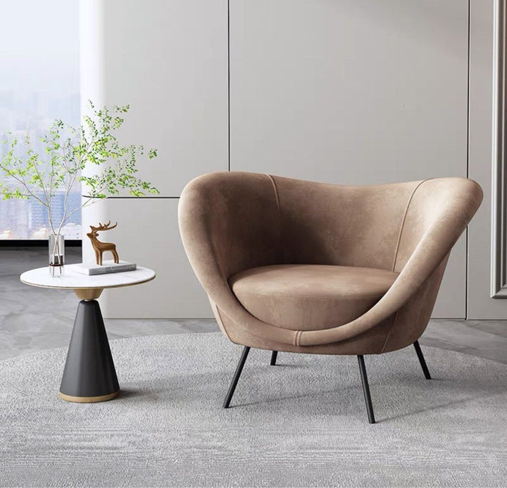 Modern Velvet Lounge Chair