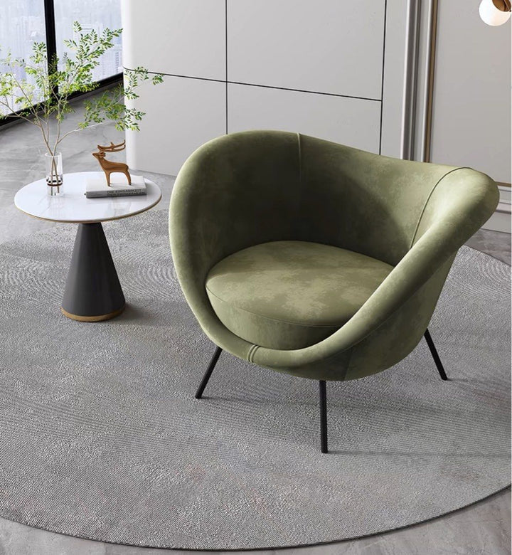 Modern Velvet Lounge Chair