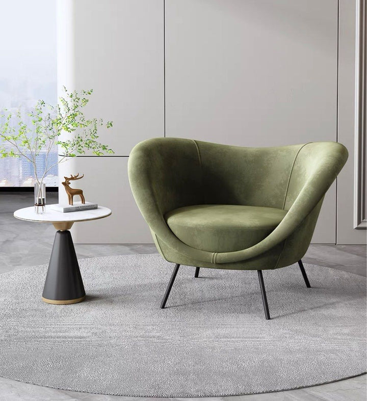 Modern Velvet Lounge Chair