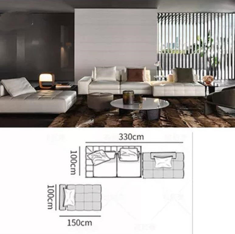 أريكة منجدة مخملية مقطعية