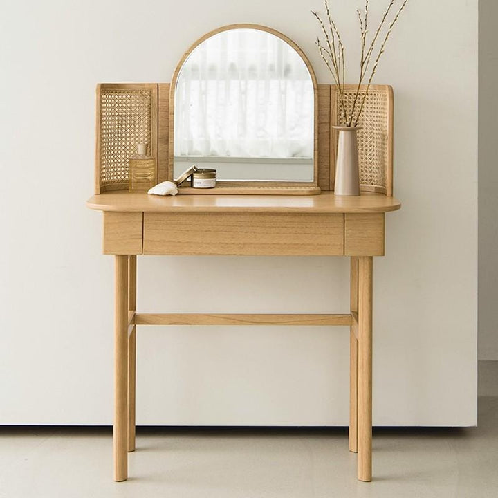 Rustic Solid Wood Vanity Table / Dresser
