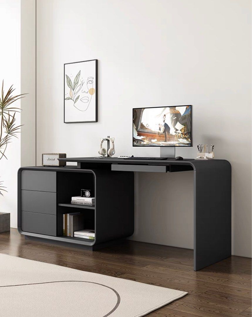 Modern Rotatable Work Desk
