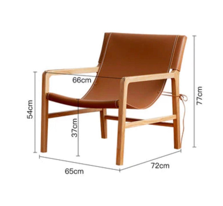 Faux Leather Single Armchair