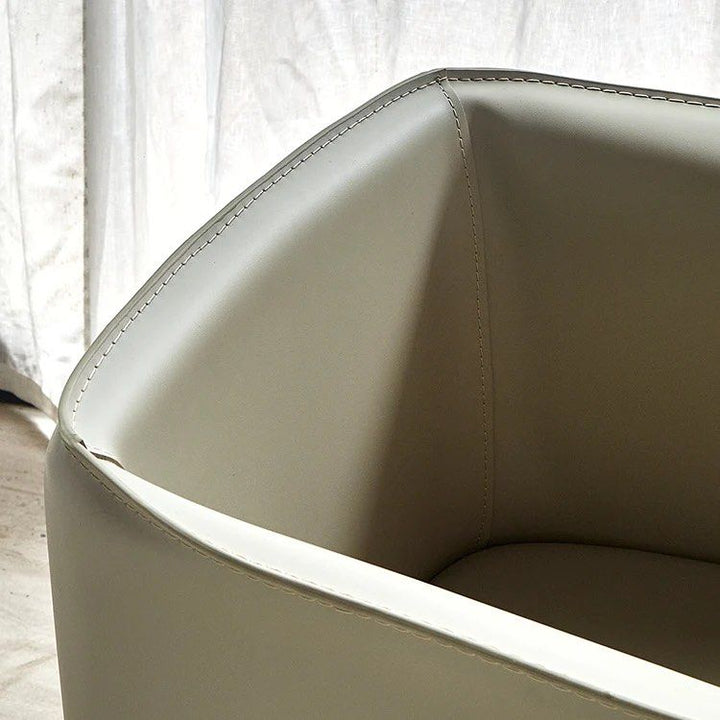 Faux Leather Armchair (Set of 2)