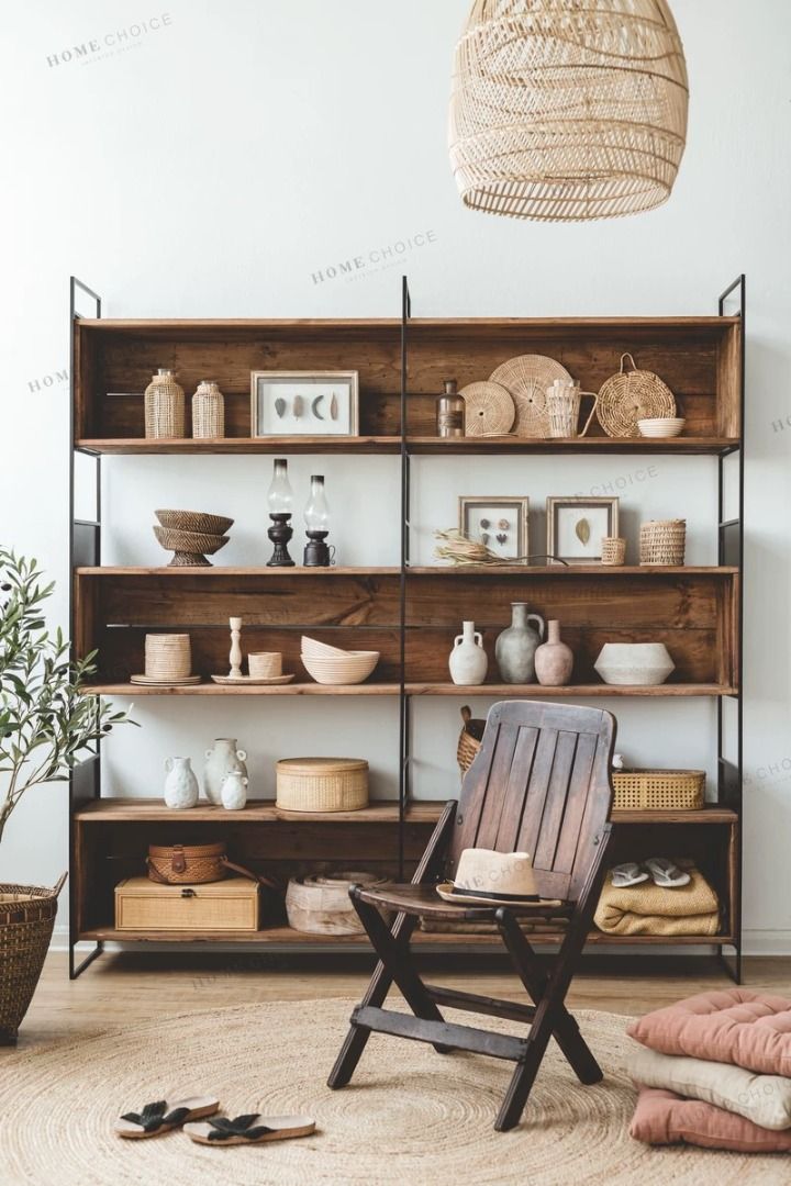 خزانة ملفات جانبية واسعة من خشب الجوز