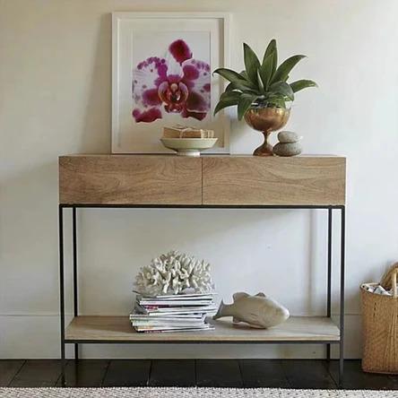 WILLOW Solid Wood Hallway Cabinet Console