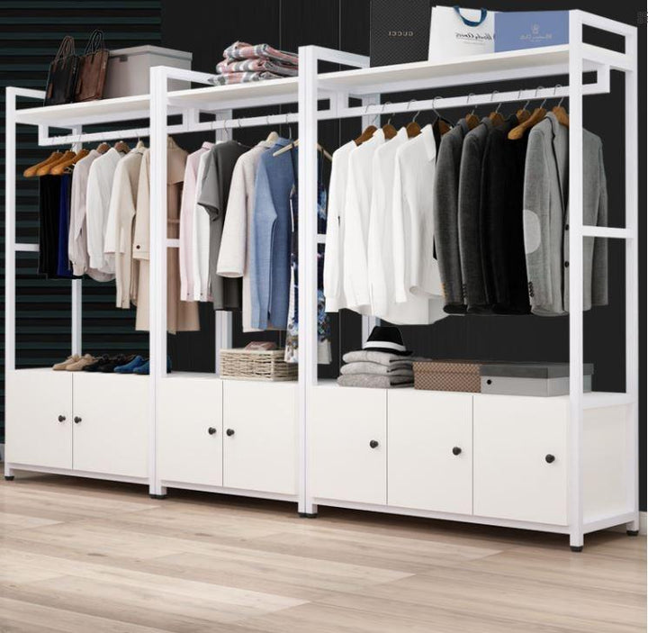 Open Wardrobe_Clothing Storage Organizer and Shelves