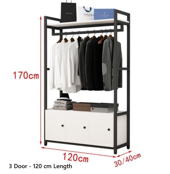 Open Wardrobe_Clothing Storage Organizer and Shelves