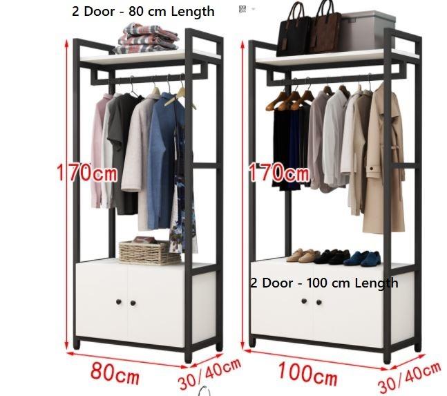 Open Wardrobe_Clothing Storage Organizer and Shelves