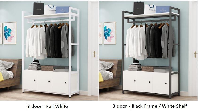 Open Wardrobe_Clothing Storage Organizer and Shelves