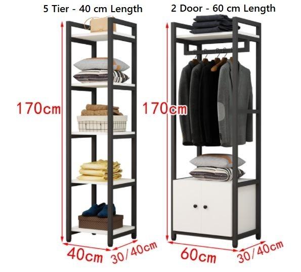 Open Wardrobe_Clothing Storage Organizer and Shelves