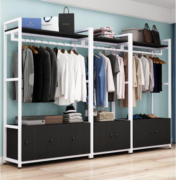 Open Wardrobe_Clothing Storage Organizer and Shelves