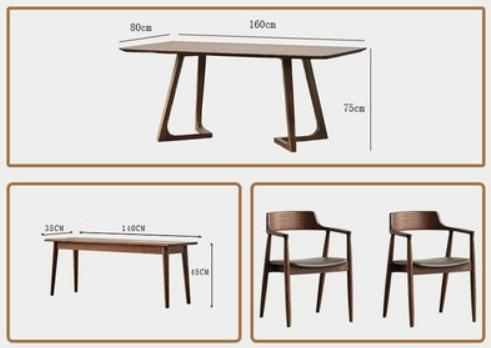 Wood Dining Table Set