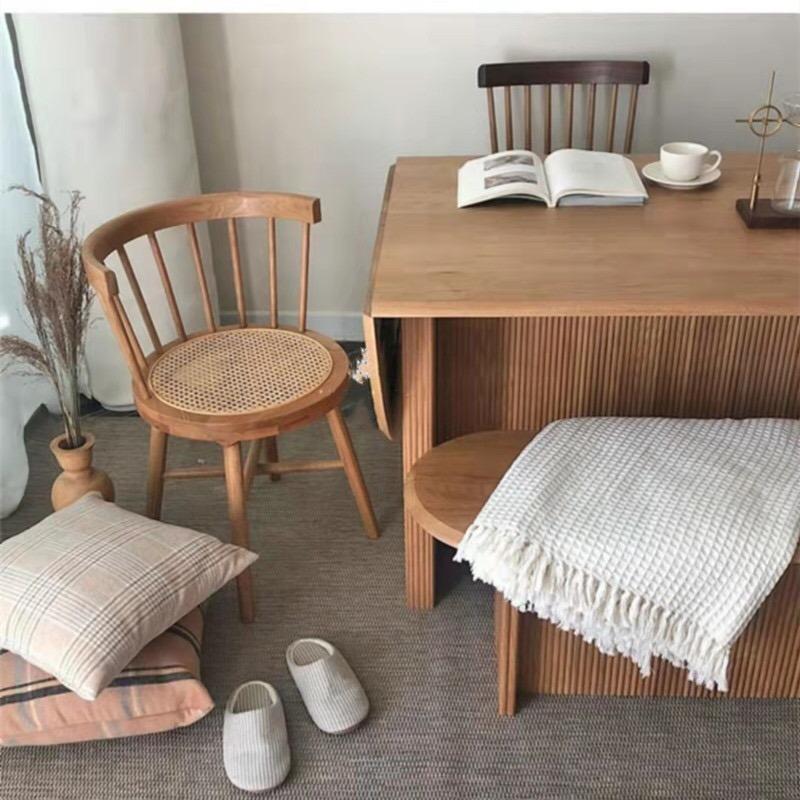 Wood Mesh Side Chair