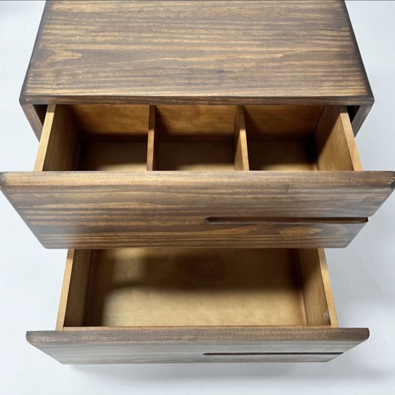 Solid Wood Nightstand Bed side