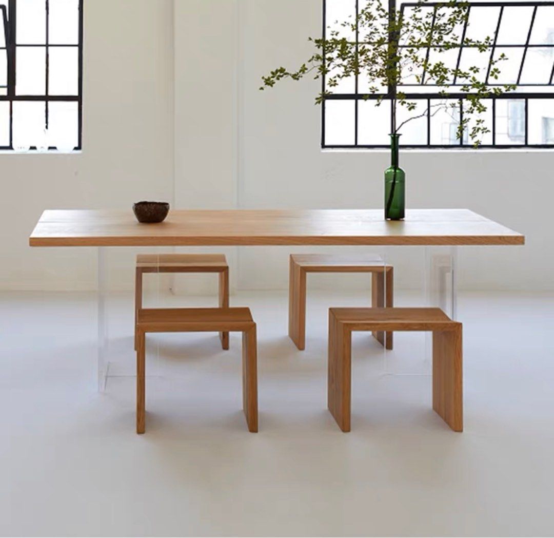 Minimalist Wood Dining Table