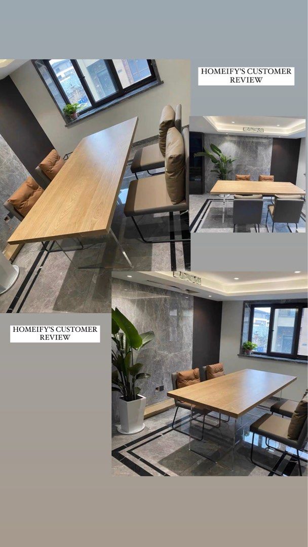 Minimalist Wood Dining Table