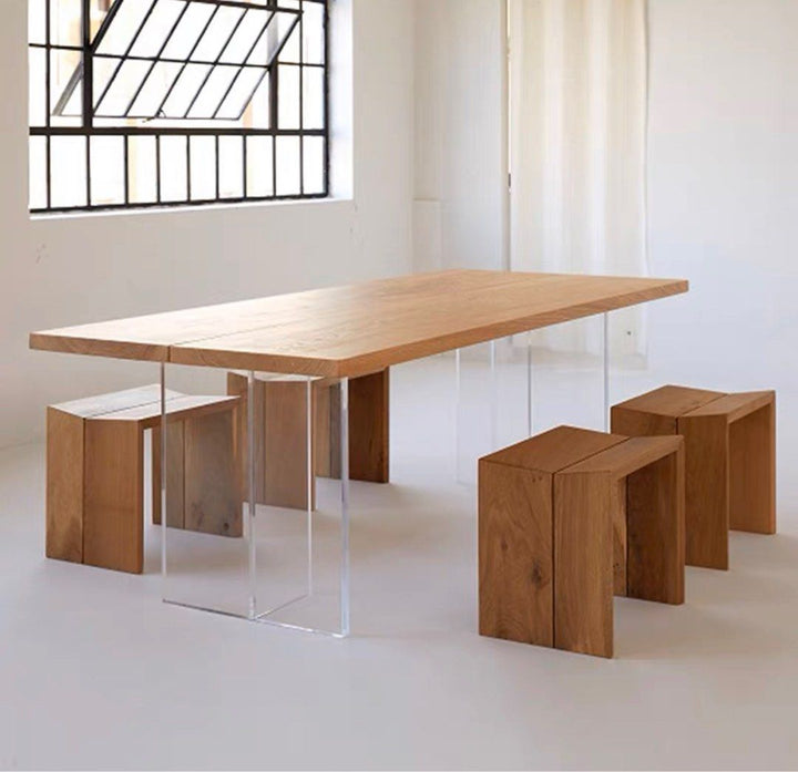 Minimalist Wood Dining Table
