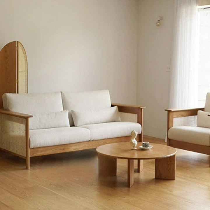 Log Rattan Sofa