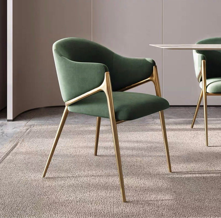 Modern Boucle Dining Chair
