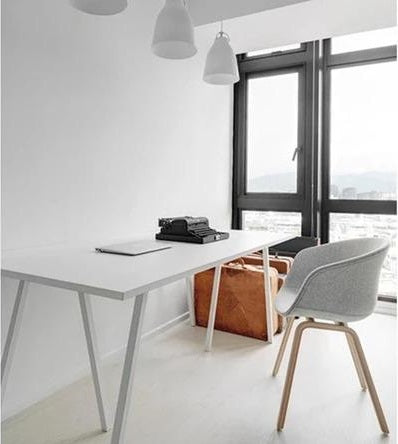 Minimalist Ultra Slim Wooden Dining Office Table
