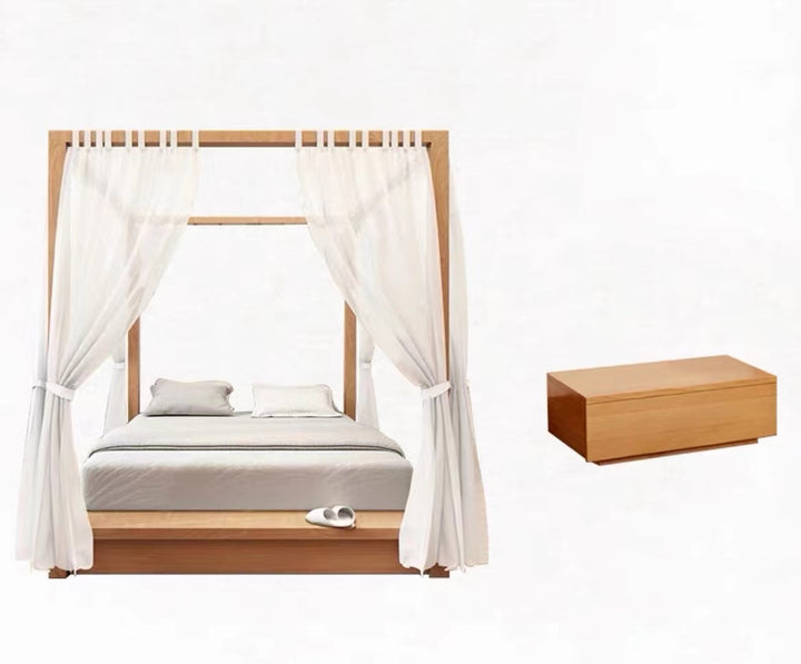 Cecilia Solid Wood Canopy Bedframe