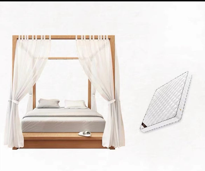 Cecilia Solid Wood Canopy Bedframe