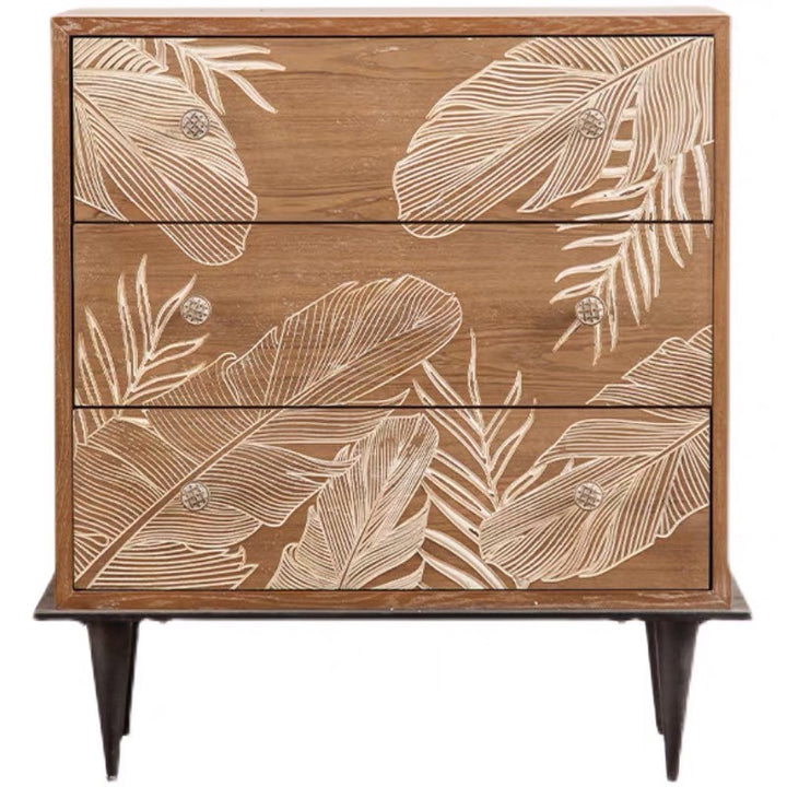 Small Wood Drawer Nightstand