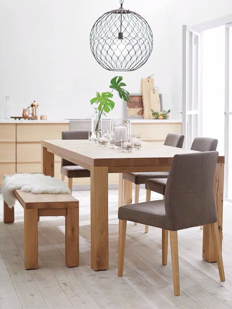 Aladdin Solid Wood Dining Table