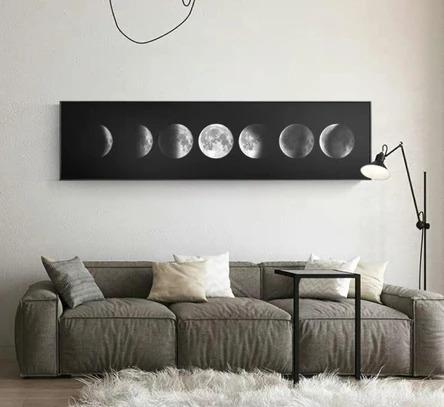 ALEXANDRA Contemporary Lunar Wall Art
