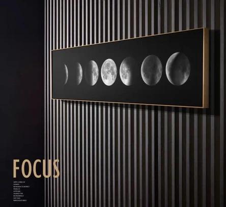 ALEXANDRA Contemporary Lunar Wall Art