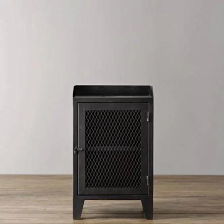 AYLA Modern Industrial Bedside Table