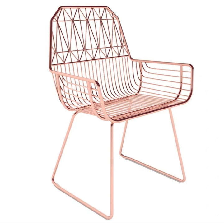 Modern Wireframe Outdoor Armchair