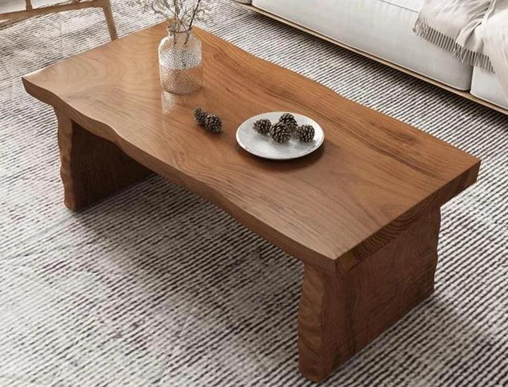 Coffee Table Solid Wood One Whole Piece  Nordic