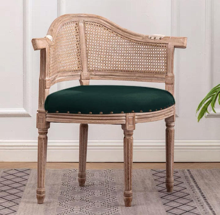 Mesh Tufted Upholstered Arm Chair