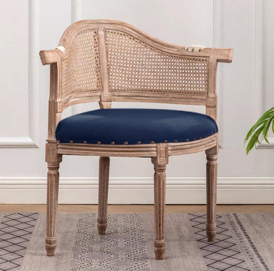 Mesh Tufted Upholstered Arm Chair