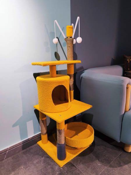 Tall Cat Condo TreeHouse Scratcher
