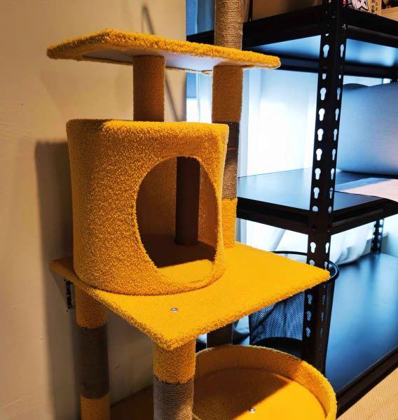 Tall Cat Condo TreeHouse Scratcher