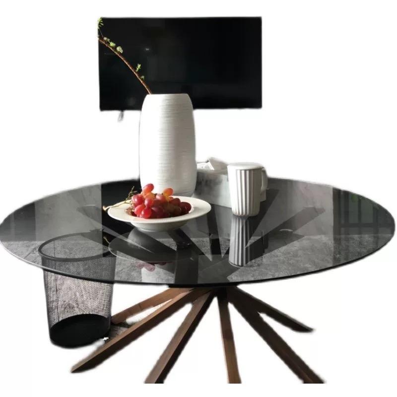 Wooden Cross Legs Coffee Table