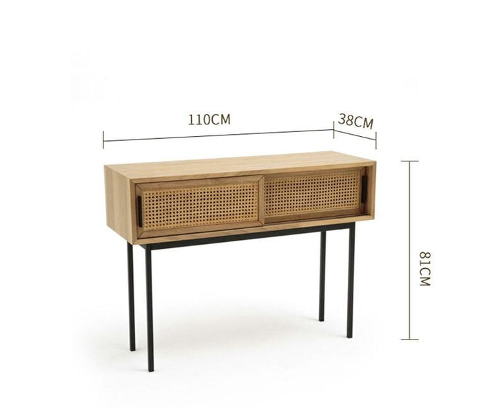 Woven Mesh Console Table