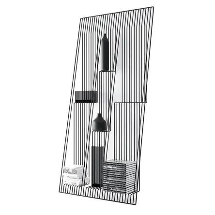 Minimalist Wireframe Display Shelf