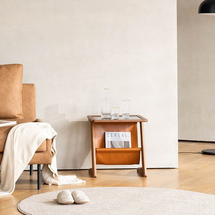 Solid Wood Side Table Lamp Table