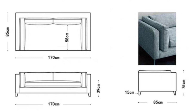 Modern Fabric Sofa