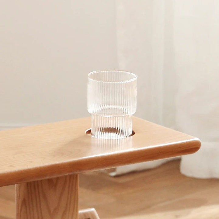 End Table with Mini Bookcase