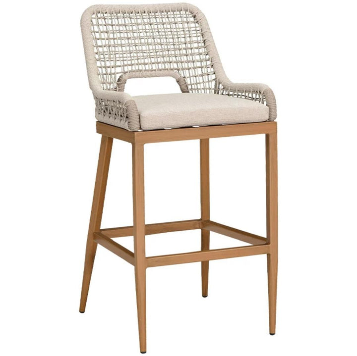 Bess Patio Bar Stool with Cushion