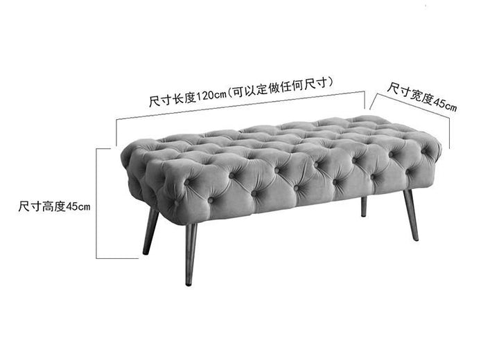 Modern Luxury Sofa Bench