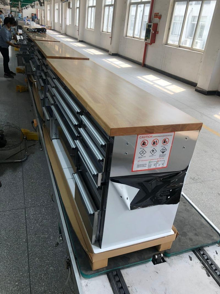 Butcher Block Top Workbench