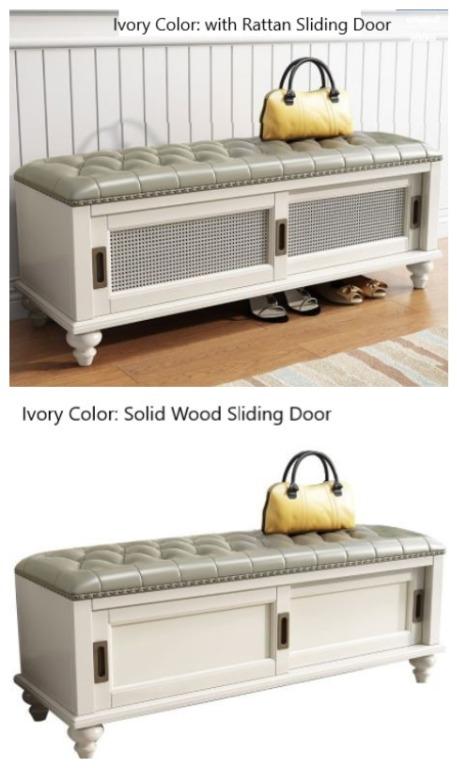 CALLIE Entryway Storage Bench_Changing Shoe Cabinet_